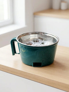 1.5L Multifunction Electric Cooking Pot with Steamer