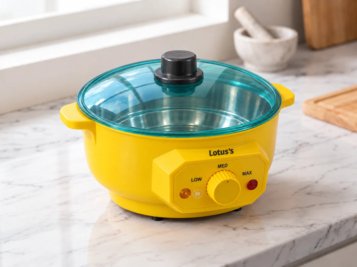 Lotus Electric Cooking Pot – 2L | 1000W