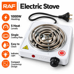 RAF Electric Stove & Hot Plate – 1000W | R.8010B
